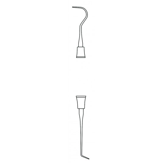 Double Ended Explorer, Fig.  6/23, 8 mm Hollow Handle