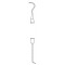 Double Ended Explorer, Fig.  6/23, 8 mm Hollow Handle