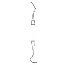 Double Ended Explorer, Fig.  23/17A, 8 mm Hollow Handle