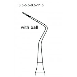 Single Ended Probes, Fig. Cpg 11.5 WHO, 8 mm Hollow Handle