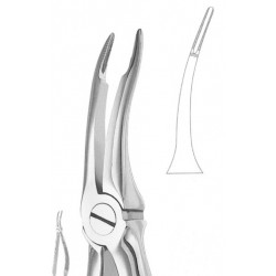 Extracting Forceps English Pattern, Fig: 44F